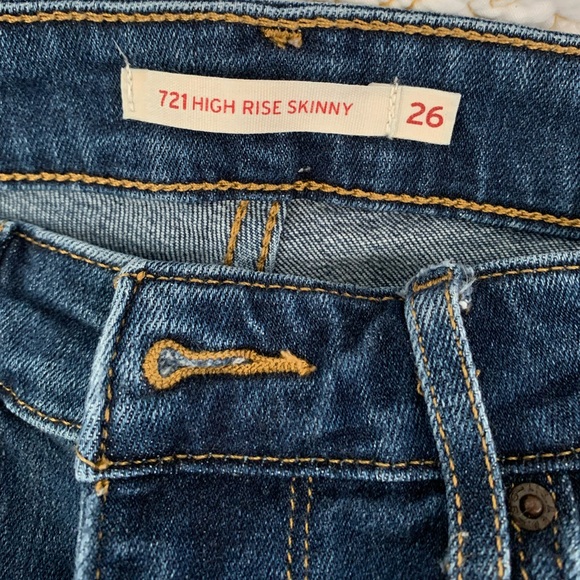 Levi’s 721 high rise skinny size 26 - Picture 3 of 6